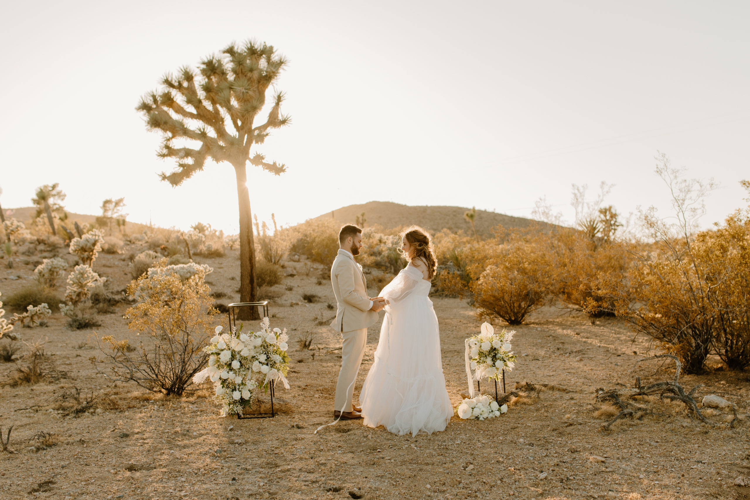 Joshua Tree National Park Elopement at an Airbnb