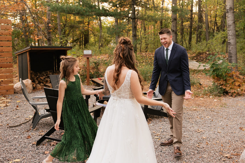 First look at Cuyuna Cabins for an intimate elopement